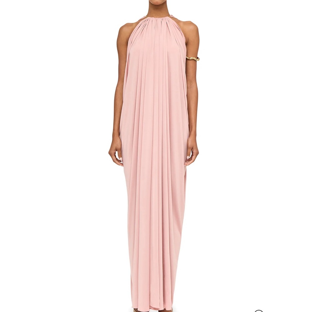 Ronny Kobo Rhodes Draped Jersey Dress in Mauve